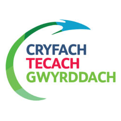 Logo Cryfach, Tecach, Gwyrddach